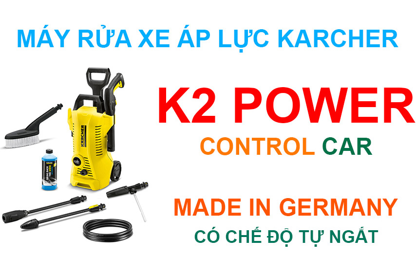 Giới thiệu và chạy thử máy phun Karcher K2 Power Control Car